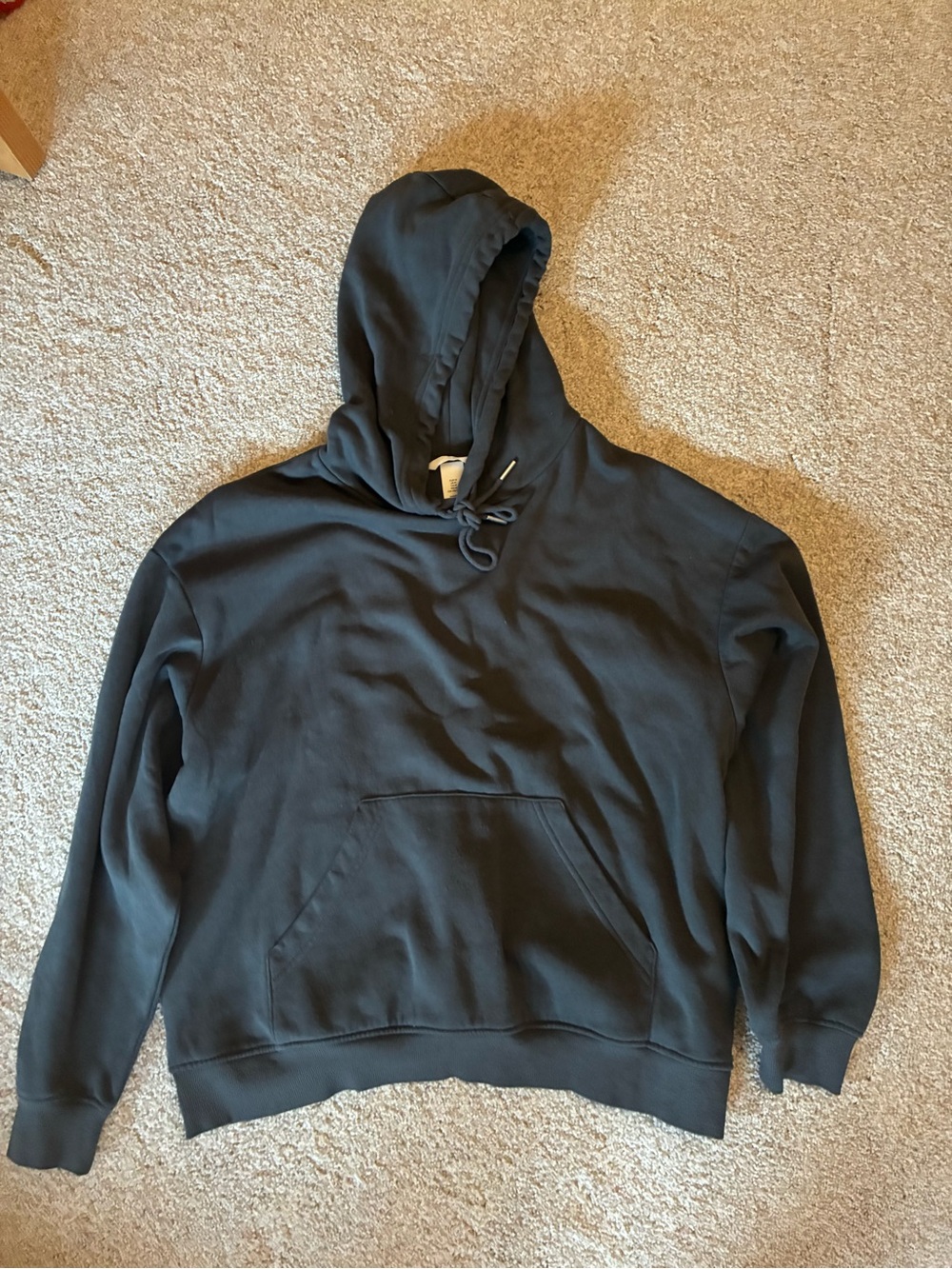 H&M Black Hooded Sweatshirt - Pullover Hoodie